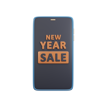 New year sale  3D Icon