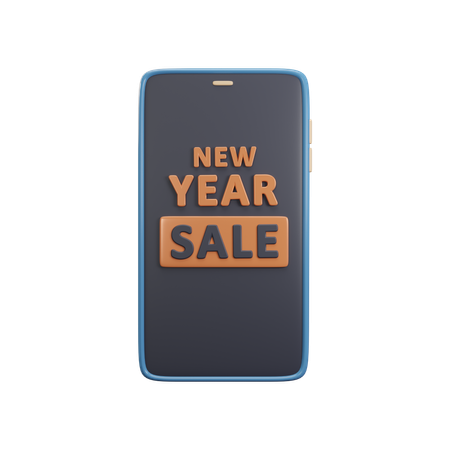 New year sale  3D Icon