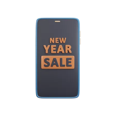 New year sale  3D Icon