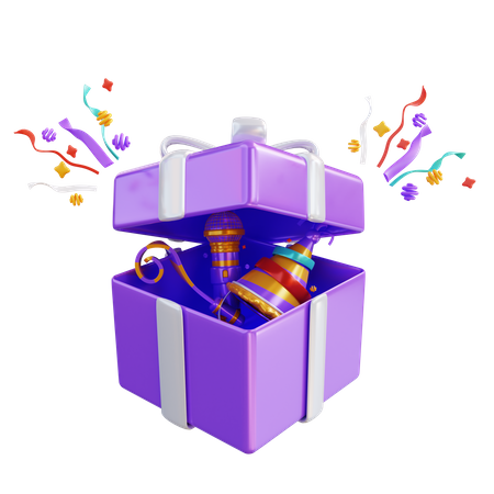 New Year Surprise 3D Icon