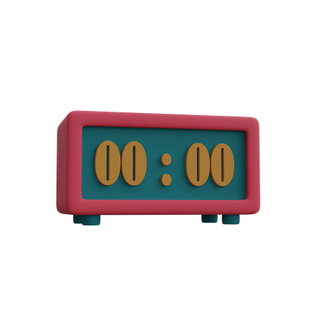 New year time  3D Icon