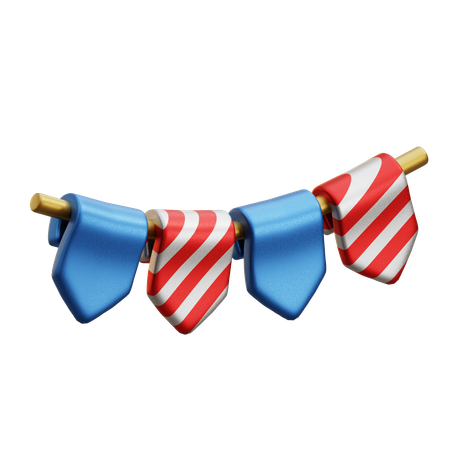 New Years Decoration  3D Icon