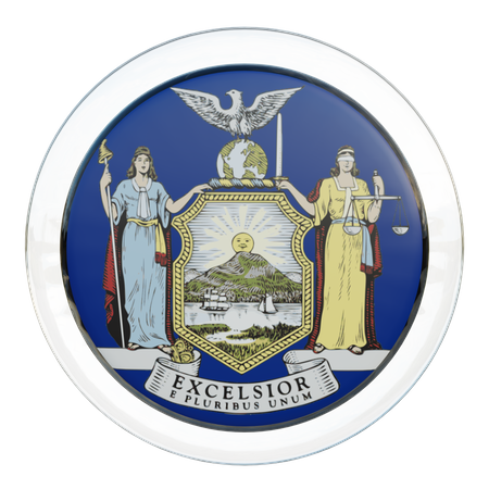 New York Flag  3D Icon