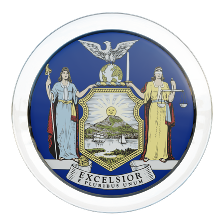 New York Flag  3D Icon