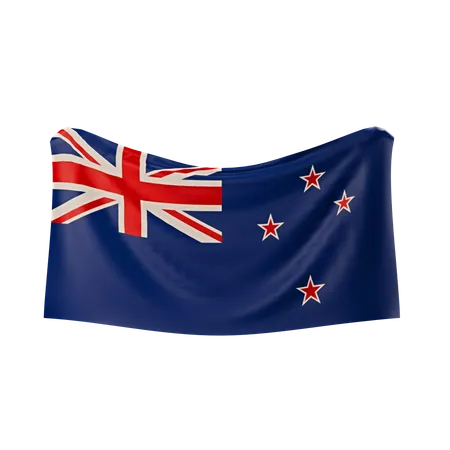 New Zealand Flag  3D Icon