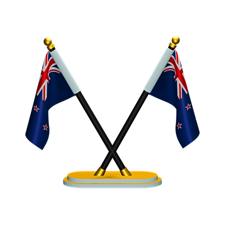 New Zealand Flag  3D Icon