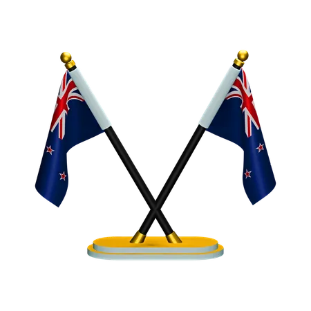 New Zealand Flag  3D Icon