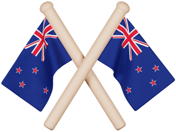 New Zealand Flag  3D Icon