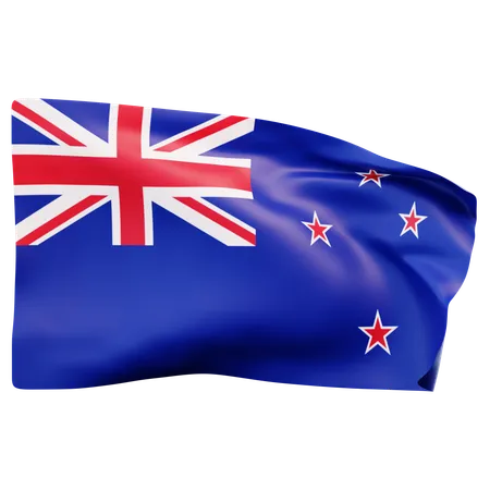 New Zealand Flag  3D Icon