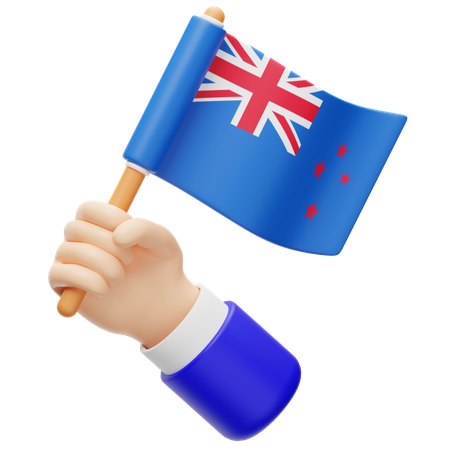 New Zealand Flag  3D Icon