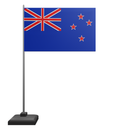 New Zealand Flag  3D Icon