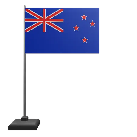 New Zealand Flag  3D Icon