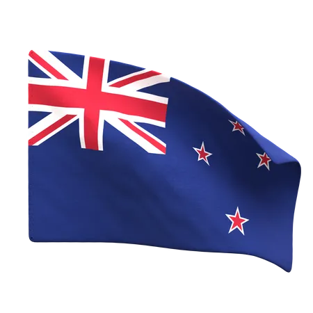 New Zealand Flag  3D Icon