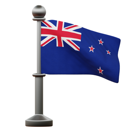 New Zealand Flag  3D Icon