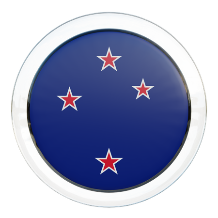 New Zealand Flag  3D Icon