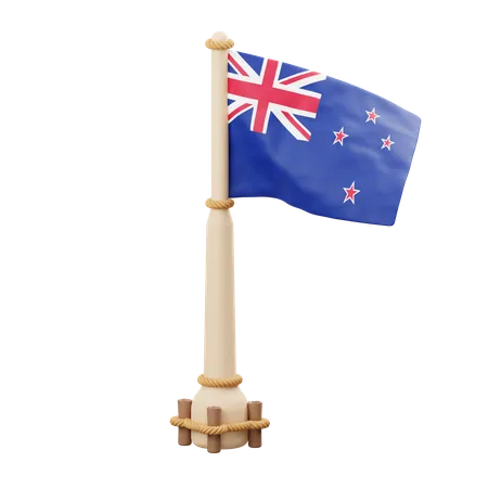 New Zealand Flag  3D Icon