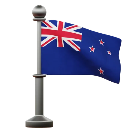 New Zealand Flag  3D Icon