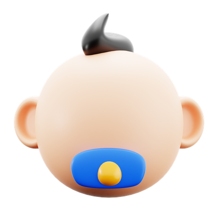 Newborn Baby  3D Icon