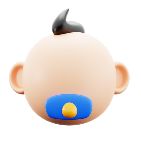 Newborn Baby  3D Icon