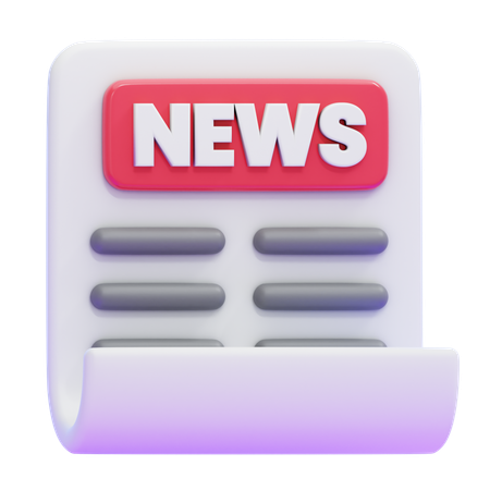 NEWS  3D Icon
