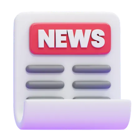 NEWS  3D Icon