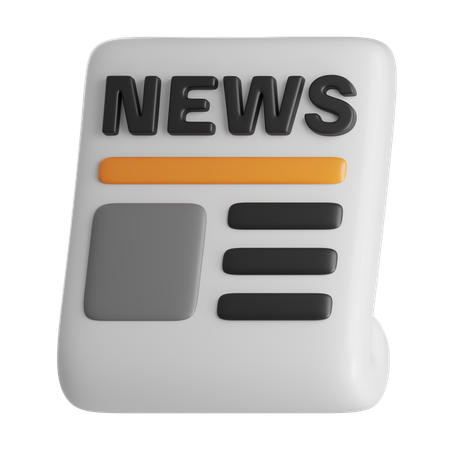 소식  3D Icon