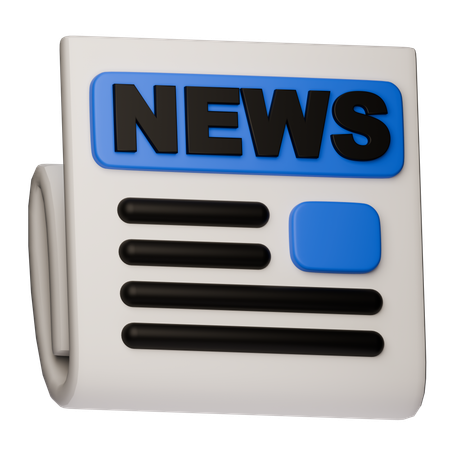 News  3D Icon