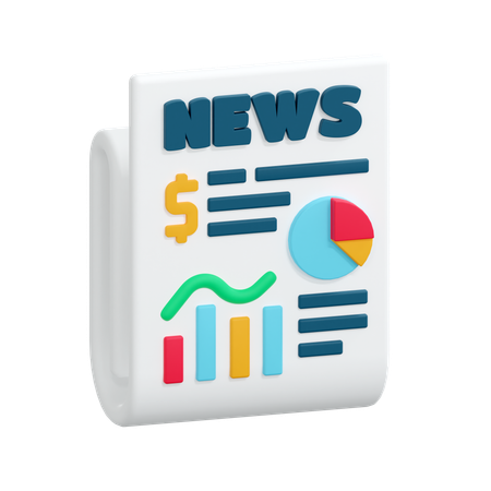 News  3D Icon