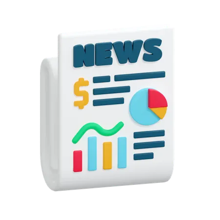 News  3D Icon