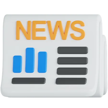 News  3D Icon