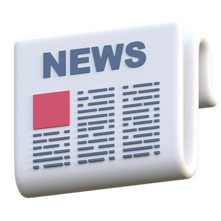 News  3D Icon