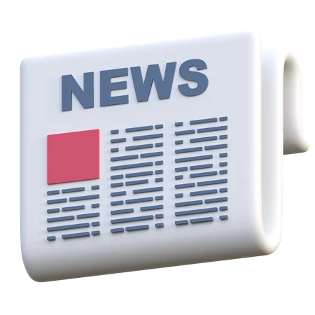 News  3D Icon