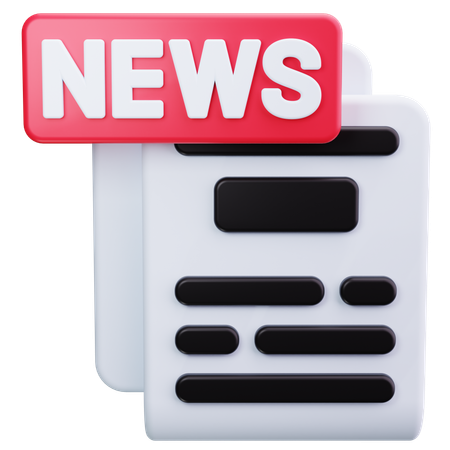 News  3D Icon