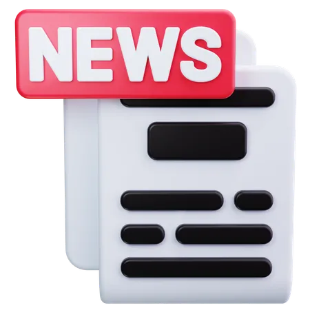 News  3D Icon