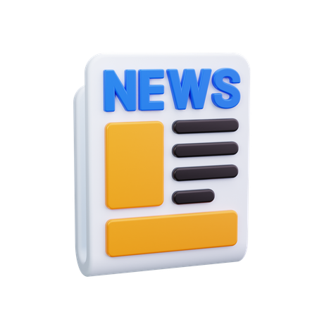 News  3D Icon