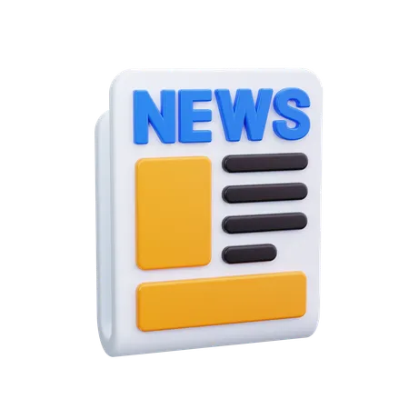 News  3D Icon