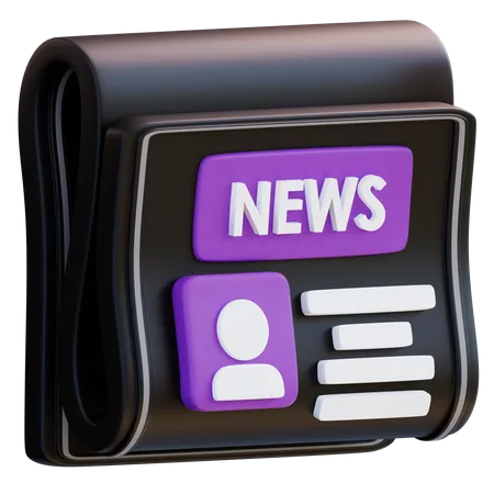 News  3D Icon