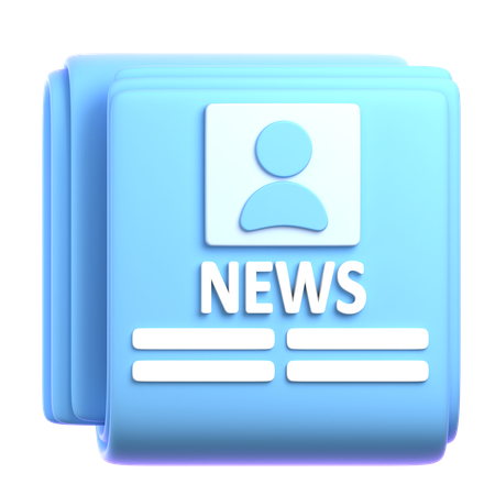 News  3D Icon