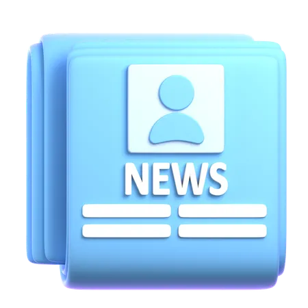 News  3D Icon