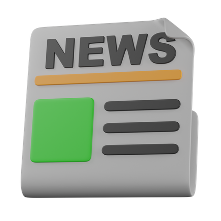 News  3D Icon