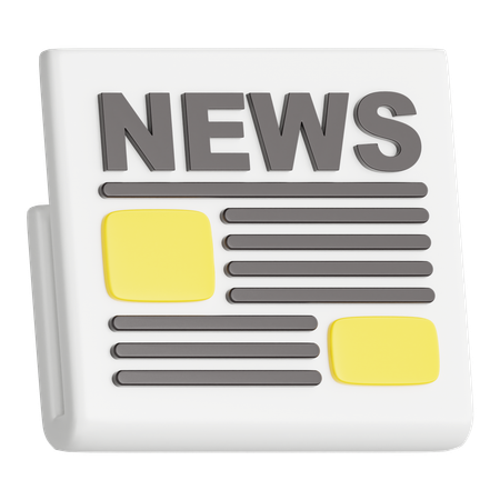 News  3D Icon