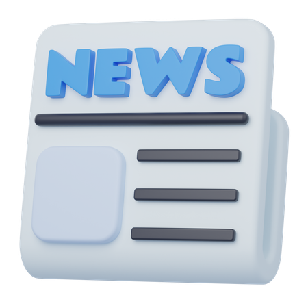 News  3D Icon