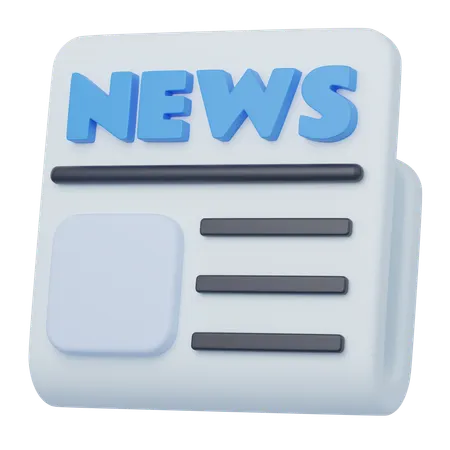 News  3D Icon