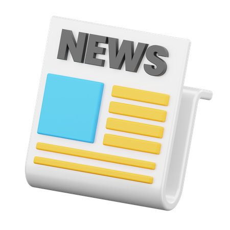 News  3D Icon