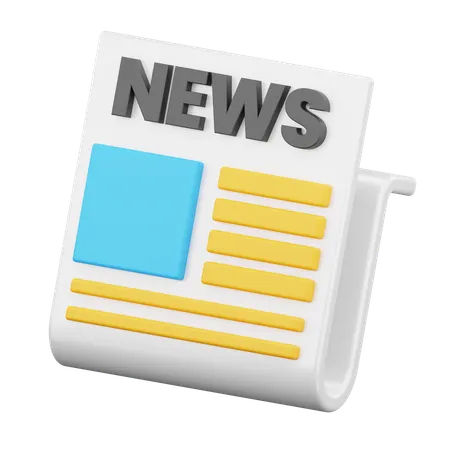 News  3D Icon