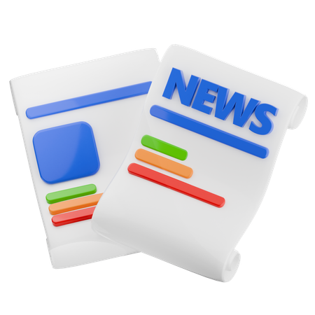 News  3D Icon