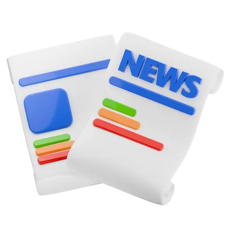 News  3D Icon