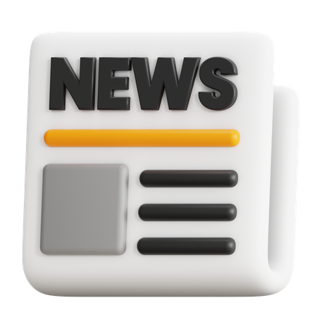 News  3D Icon