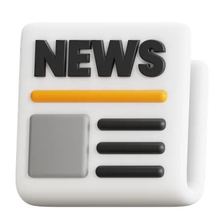 News  3D Icon