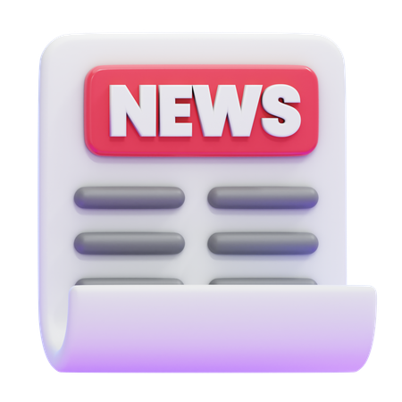 NEWS  3D Icon